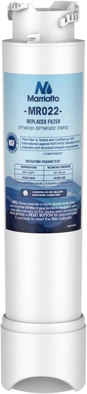 Marriotto MR022 EPTWFU01 Replacement Refrigerator Water Filter Sealed